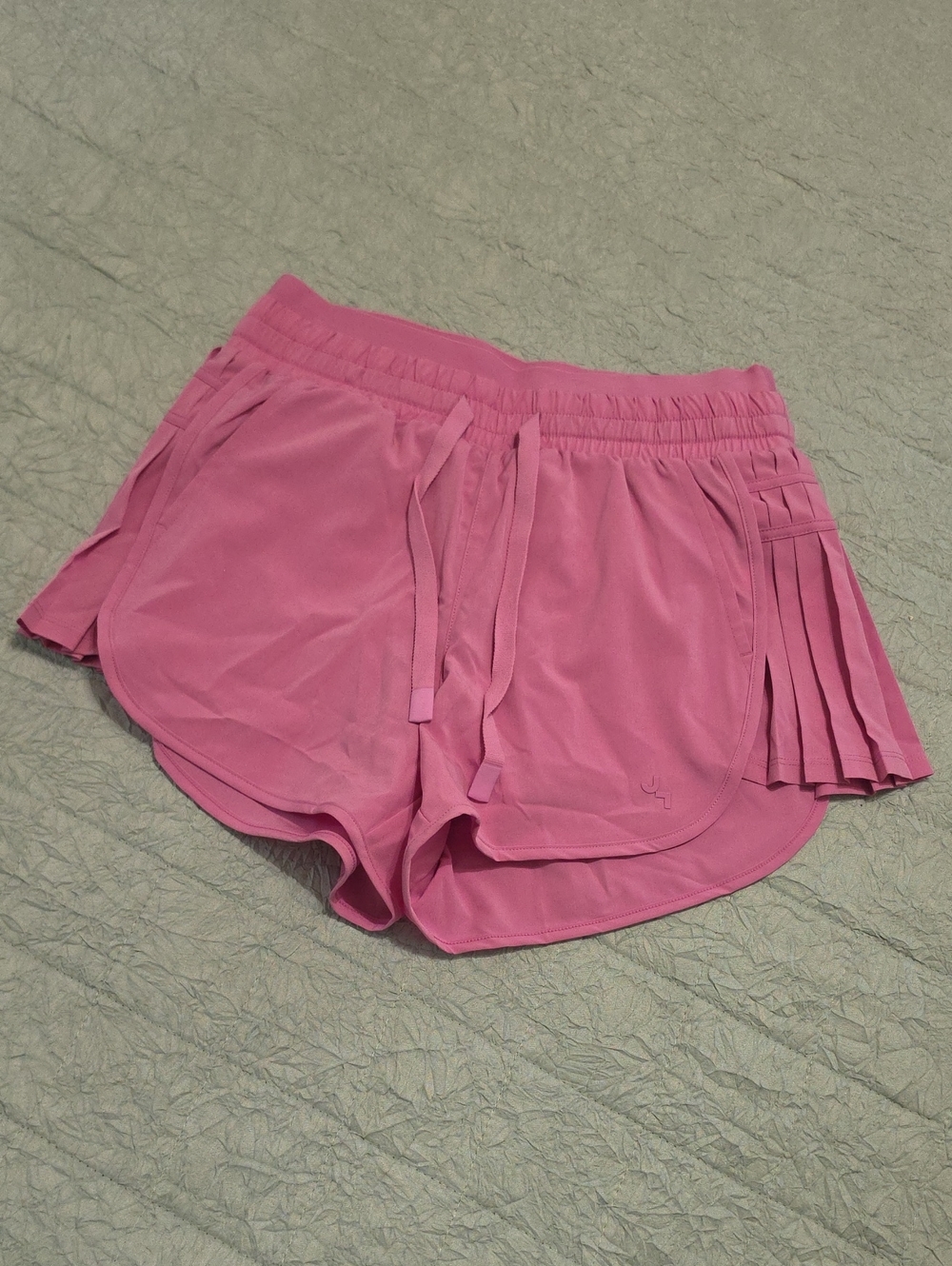 JoyLab Pink Athletic Shorts with Pleated Side Panels